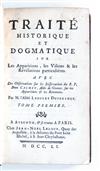 OCCULT  LENGLET DU FRESNOY, NICOLAS. Traité Historique et Dogmatique sur les Apparitions.  2 vols.  1751